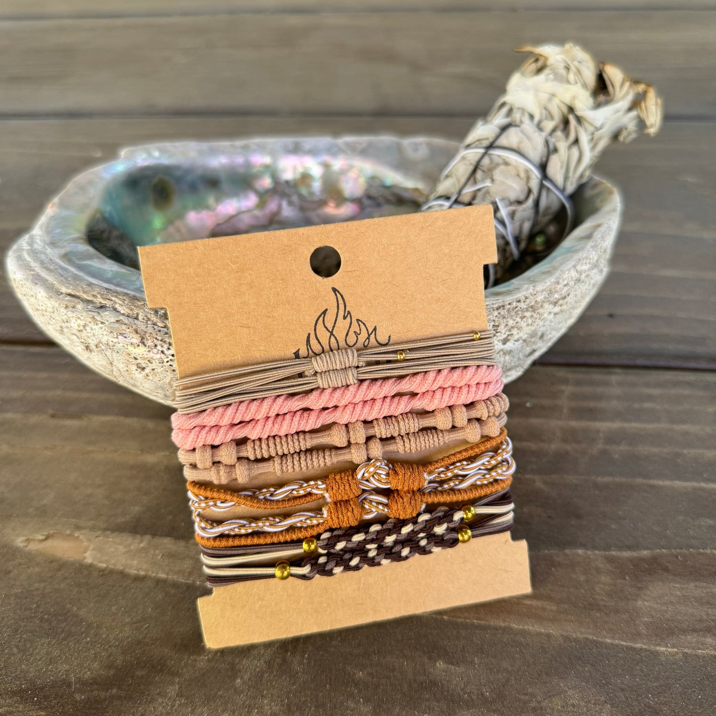 10pcs Boho Hair Tie- Great Smoky Mountains